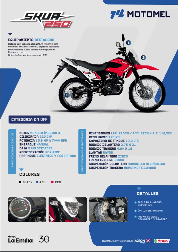 FICHA SKUA 250